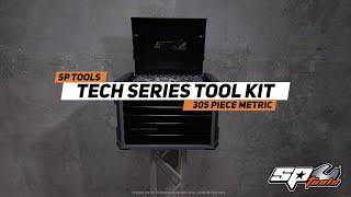 SP TOOLS | SP50132DX - TECH SERIES TOOL KIT - 305PC METRIC ONLY