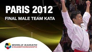 (2/2) Karate Japan vs Italy. Final Male Team Kata. WKF World Karate Championships 2012