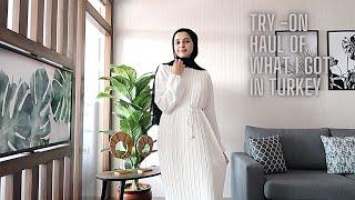 haul of everything I got in turkey | modanisa | eleven | modest dresses haul