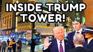 Walking  TRUMP TOWER FIFTH AVENUE in NYC | Inauguration 2025