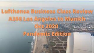 Lufthansa Business Class Review A350 Los Angeles (LAX) to Munich (MUC)