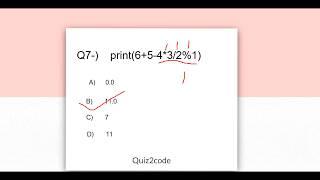 Python Basic Concept with MCQs