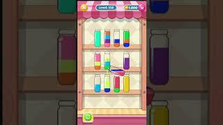 Water sort Puzzle level 158 (play on Facebook)