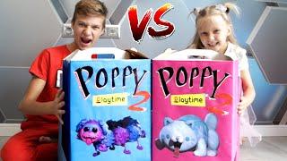 POPPY PLAYTIME БОКСЫ  Пи Джей Мопс VS Конфетная кошка  КТО ПОБЕДИТ? Random box Поппи Плейтайм 2