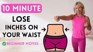 Ladies Over 40 Get A Slimmer Waist with This 10 Minute Workout | Beginner Low Impact Moves