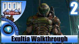 Doom Eternal – Exultia - No Commentary Walkthrough Part 2 - (100% Completion)