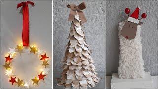 MANUALIDADES NAVIDEÑAS CON CARTON Y PAPEL.