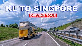 Driving In Malaysia Highway | Kuala Lumpur To Singapore By Car ️