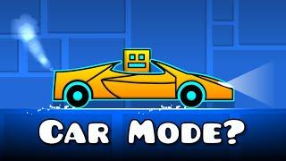 I Made A Car Game Mode In Geometry Dash