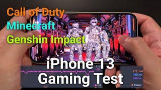 iPhone 13 Gaming FPS Test | Call of Duty, Minecraft, Genshin Impact