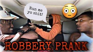 ROBBERY PRANK WITH A AR PISTOL ON @Archiviistes  GONE WRONG! (HE SHOT IT)