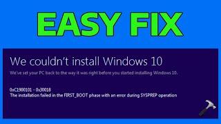 How To Fix Windows Upgrade Error 0xC1900101