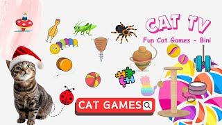 CAT GAMES - Yarn, Mouse, Butterfly,... Cat videos | CAT TV | 11 hours 