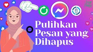 Cara memulihkan pesan yang dihapus di messenger | cara memulihkan pesan facebook yang dihapus