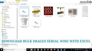 Download bulk images in serial wise with given links in excel