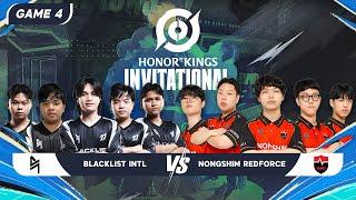 BLACKLIST INTL vs NONGSHIM REDFORCE | GAME 4 DAY 3 - KNOCKOUTS STAGE  | HOK INVITATIONALS S3