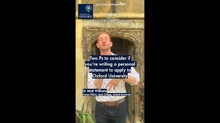 Two Ps to think about when writing an Oxford University personal statement