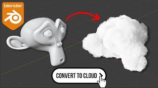 Make Clouds out of Anything in Blender | Real Cloud