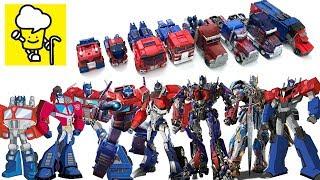 Different Optimus Prime Transformer robot truck toys ランスフォーマー 變形金剛 movie robots in disguise