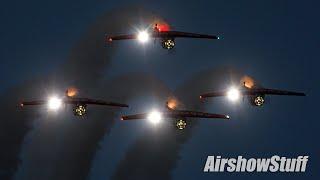 Aeroshell Aerobatic Team Night Show - EAA AirVenture Oshkosh 2023