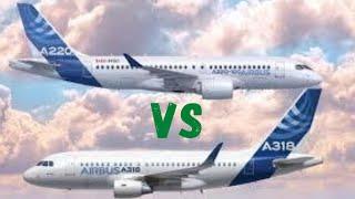 A220-100 VS A318 | Airbus's Baby Bus meets its competition