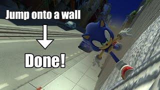 Sonic can now do wall run! - Sonic Generations