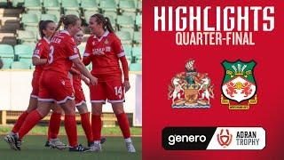 HIGHLIGHTS | Barry Town United vs Wrexham AFC Women (Genero Adran Trophy)