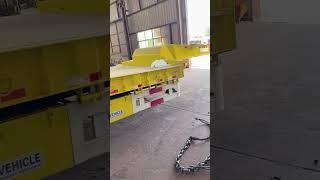 5 Axle 100 Ton Low Bed Truck Trailer for Sale in TITAN Factory