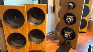 SPATIAL AUDIO LAB Open Baffle Speakers Audiophile Design Review Munich Hi-End Showroom 3.Dimension