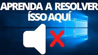 [passo a passo ]  Windows 10 Sem som ?  como resolver simples-