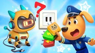 Robot Dog is Broken | Home Safety for Kids | Sheriff Labrador | Kids Cartoon | BabyBus