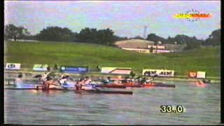 1990 World championship Canoeing in Poland Men's K2 500m Final. (16:9)