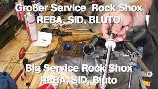 Rock Shox Solo Air großer Service, big service  REBA/SID/BLUTO