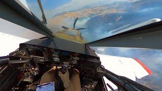 POV: At the controls of a Fireboss fighting a wildfire.