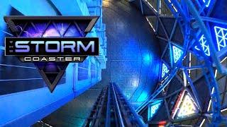 Storm Coaster 4K On Ride POV - Dubai Hills Mall