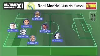 All Time XI de Real Madrid