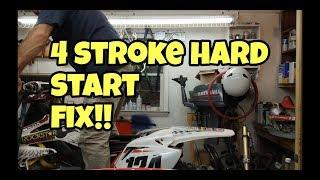 Honda CRF Hard start fix