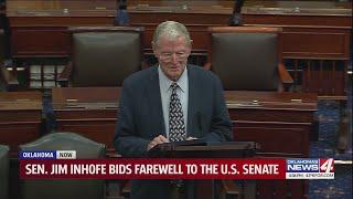 Sen. Jim Inhofe bids farewell to the U.S. Senate