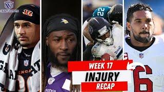 2024 NFL Season | Week 17 Injury Recap