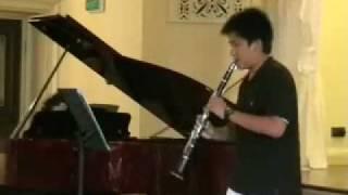 Michael Goldwater's Clarinet Student Kenji Kawamura Plays Finzi Prelude  2008