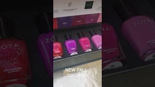 Gorgeous new nail colors from Zoya. ENAMORED Fall 2023! #nailpolish #trending #style #autumn