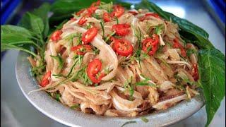 Cách làm món Nem Tai Trộn Thính siêu ngon #food #cooking