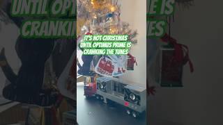 #optimusprime #transformersg1 #christmas #christmasmusic #autobots #transformerstoys #loveit