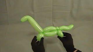 Learn how to make a balloon animal dinosaur balloon animal