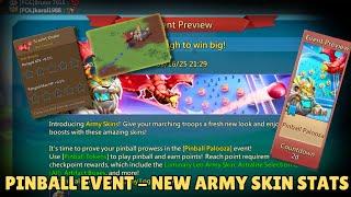 New Army Skin With stats | Lords Mobile - Pinball Event