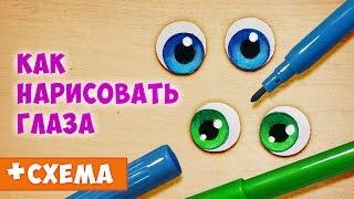 Как нарисовать глаза. Урок по просьбе подписчиков! :)