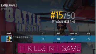 11 KILLS IN 1GAME