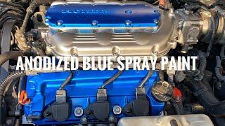 How to Spray paint your valve cover | engine parts DIY Update on my SBC RPF1
