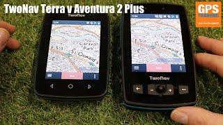 Comparison - TwoNav Terra and TwoNav Aventura 2 Plus - main differences