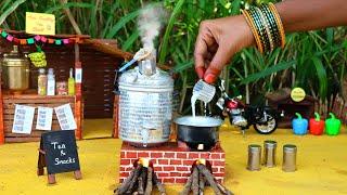 Street side Masala Chai wala + Mirchi Bajji | Chai with Bajji | Road Side Series | Mini Foodkey